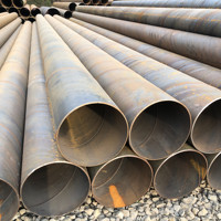 Tubería de Acero al Carbono ASTM Soldada en Espiral ERW API 5L de Gran Diámetro para Transporte de Agua, Petróleo y Gas, Tubería de Apilamiento con Certificación ASTM TISI BIS