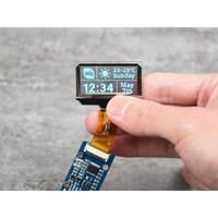 Placa de Expansión OLED Transparente Waveshare de 1.51 Pulgadas, Resolución 128x64, Interfaces SPI/I2C, Pantalla de Color Azul Claro