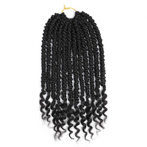 <span class=keywords><strong>ผม</strong></span>ถักโครเชต์แบบ Pre-Twisted Passion Twist สำหรับ<span class=keywords><strong>ผู้หญิง</strong></span>ผิวดำและเด็ก <span class=keywords><strong>ผม</strong></span>บ๊อบ<span class=keywords><strong>สั้น</strong></span>แบบสปริงทวิสต์ <span class=keywords><strong>ผม</strong></span>ถักเปียแบบหยิกสำหรับต่อผม - Product Image 2