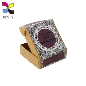 Vente en gros Emballage en carton kraft biodégradable écologique personnalisé Boîtes d'emballage carrées en papier kraft pour savon - Product Image 2