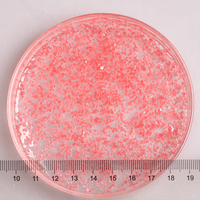 Micro-perles d'huile cosmétique en forme de goutte rose pour sérum, vente directe usine, matières premières pour détergents