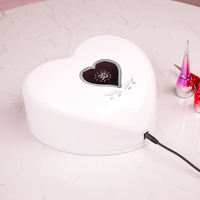 Lampe à ongles UV LED hybride Pro Cure 96W légère, nouvelle génération, style populaire, forme cœur mignonne, séchage rapide pour manucure et pédicure