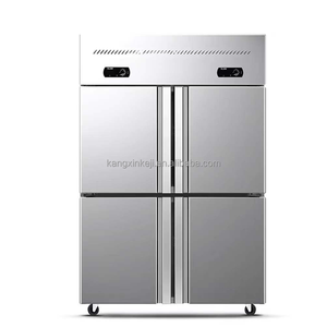 Équipement de réfrigération, congélateur coffre en acier inoxydable, congélateurs de cuisine, congélateur vertical à quatre portes - Product Image 4