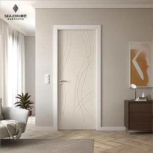 Puertas de Madera de Nogal Personalizadas de Fábrica con Tablero de Melamina, Puertas Corredizas para Renovación del <span class=keywords><strong>Hogar</strong></span>, Gran Cantidad - Product Image 3