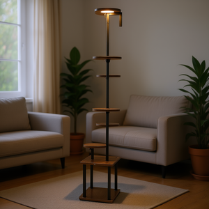 Soporte para Plantas con Luz, 62 Pulgadas, 8 Niveles, Metálico, para Interiores, con Luz LED de Espectro Completo para Sala de Estar - Product Image 2