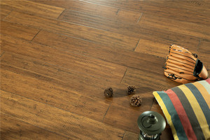 Umweltfreundlicher Stranggewebter Bambusboden Wasserbeständig Schalldämpfend Langlebig Wohnzimmer Mittlere Dielenbreite Zeitgenössisches Design 5+ - Product Image 4