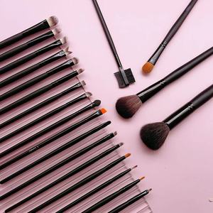 Ensemble de 21 pinceaux de maquillage en nylon noir mat à manche long, pour le visage, le correcteur, les sourcils, l'eye-liner, le crayon, kit d'outils de beauté - Product Image 5