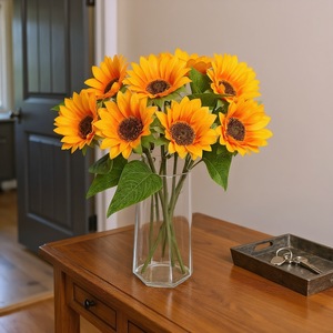 Girasol Artificial de Tallo Único, Adorno Floral para el Hogar, Decoración para Bodas y Accesorios para Fotografía - Product Image 2
