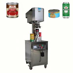 Sealing Packaging Machine Beverage Beer Can Seamer Packaging Machine Plastic Easy Open Drink Can Sealing Machine