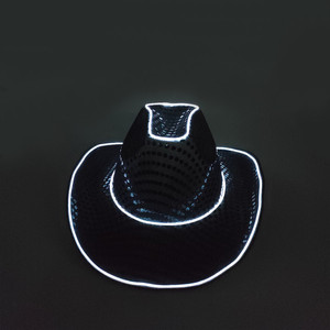 Bán buôn LED Light-Up Cao Bồi hat cho thể thao casual câu cá & bên ngoài trời sự kiện-Độ sáng cao màu sắc khác nhau sequin cap - Product Image 6