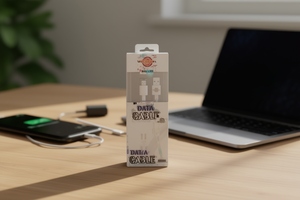 Cable de datos Worldpack de 8 pines con revestimiento de silicona, conector USB 2.0 para teléfono móvil - Product Image 2