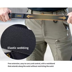 Ceinture Tactique Sportive Élastique Ajustable pour Hommes, Confortable et Robuste, Sangle Personnalisable avec Logo, Utilisation Tactique Extérieure 100*7cm - Product Image 5