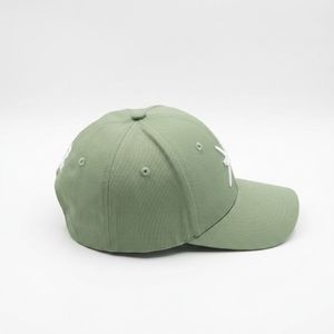 Casquette de baseball vert sauge avec logo personnalisé, 6 panneaux structurés, broderie 3D, coton de haute qualité, casquette de sport pour hommes et femmes, vente en gros - Product Image 4