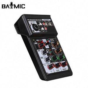 Interfaz de Audio Portátil Mini de 4 Canales para Consola de DJ, Instrumento Musical, Micrófono de 48v, Grabación - Product Image 5