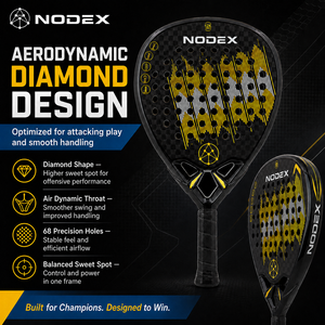 ไม้พายหัวคาร์บอนไฟเบอร์12K ที่มีน้ำหนักเบาทนทานสำหรับ <span class=keywords><strong>padel</strong></span> POP TENNIS การควบคุมพลังงานสูงสุดไนลอน - Product Image 5