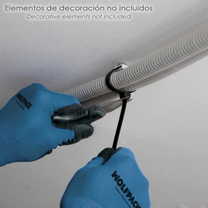 Fascette stringicavo in nylon bianco da 8 mm (confezione da 100 unità) - Product Image 5