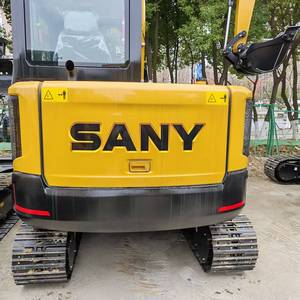Like-New Condition Sany SY55U Mini Excavator 6 Ton Kawasaki Engine PLC Control Yellow Track Hydraulic <b>Machine</b> with low price - Product Image 3
