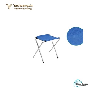 Folding <b>Stool</b> Chair Outdoor Portable Aluminum Oxford Fabric Minimalist Design Camping Use Rectangular Shape Foldable - Product Image 2