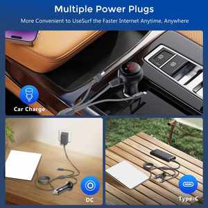 เครื่องชาร์จในรถยนต์จอแสดงผลดิจิตอลขนาดเล็กสายไฟขนาดเล็ก 12V-24V USB C DC กันน้ำสำหรับมินิ - Product Image 6