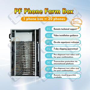 Caja de Servidor Profesional para Placas Base de Teléfonos con Hub Ethernet OTG y Refrigeración Activa para Control de Grupo de Granjas de Teléfonos Móviles de 20 Vías - Product Image 1