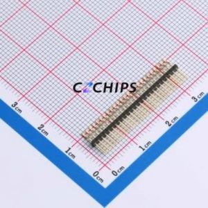 X1311WRS-25J-C40D42 Pin Header SMD,P=1.27mm,Horizontal Mount Connector ( Pin Structure: 1x25P )( Pitch: 1.27mm )( Row Spacing: - Product Image 1