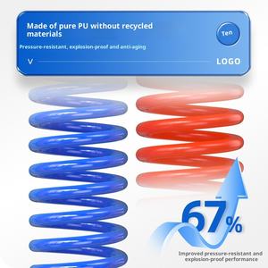 Tuyau d'air pneumatique en PU transparent sans joint, tuyau d'air pour pompe à air, compresseur d'air, rétracteur de vapeur en <span class=keywords><strong>spirale</strong></span> - Product Image 3