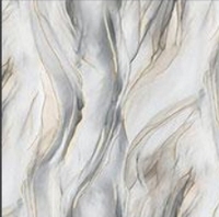 Papier peint PVC floral moderne avec particules dorées, imperméable, pour murs de fond d'hôtel