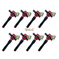 Bobine d'allumage haute tension rouge pour automobile 12131748018 12131748017 12131703825 NEC000040 UF300 pour BMW E46 E39 M3 M5 X5