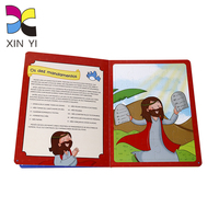 Libro de Rompecabezas con Corte Personalizado |   Historias Bíblicas Impresas a Todo Color, Papel Grueso Resistente a Desgarros, Educación para Niños Pequeños
