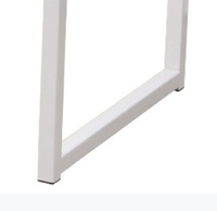 Vente chaude bas prix en bois double face bureau avec tiroirs blanc table d'ordinateur bureau trading