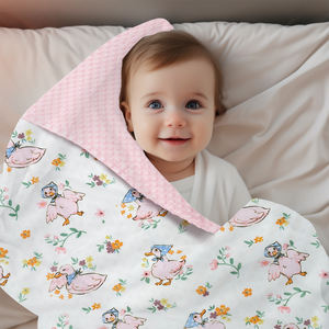 Manta de Bebé Mayorista Súper Suave 100% Poliéster Doble Cara Tipo Visón con Patrón de Puntos para Niños Pequeños y Bebés Uso Cuatro Estaciones - Product Image 4