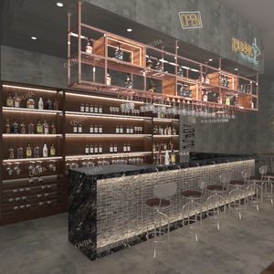 Comptoir de restaurant de luxe Design Café Intérieur Déco <span class=keywords><strong>Pub</strong></span> Bar Comptoir Lounge Bar Mobilier de restaurant - Product Image 2