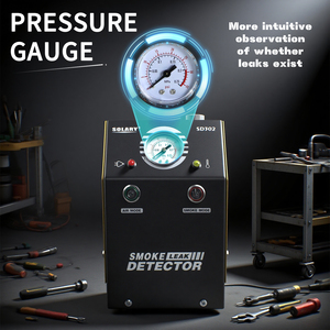 Tragbarer Solar-OEM-Rauchlecksucher für Autos, EVAP-Rauchlecksucher, Motoranalysegerät, universelles Kfz-Diagnosewerkzeug, professionelles Garagen-Rauchprüfgerät - Product Image 3