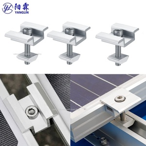 Nhôm năng lượng mặt trời bảng điều khiển gắn chân đế giữa kẹp cuối kẹp cho mô-đun Bảng điều khiển năng lượng mặt trời gắn - Product Image 4