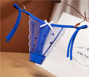 Ricamo donna OEM e ODM trasparente con perizoma <span class=keywords><strong>intimo</strong></span> donna perizoma Lingerie Sexy Tangas - Product Image 3