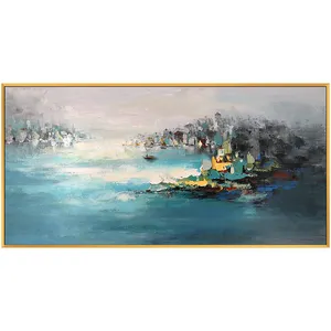 living room decoration painting abstract landscape oil arts wall frame picture painting