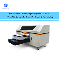 Imprimante DTG XT4050, imprimante textile directe, double têtes d'impression Epson 4720, 400x500mm, machine pour t-shirts en coton