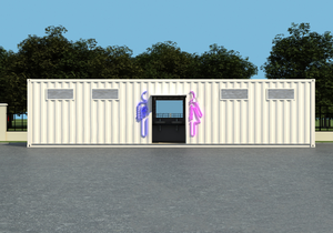 Skyacross2623 Changxu Casa <span class=keywords><strong>Mobile</strong></span> Prefabbricata Portatile con Doccia e WC, <span class=keywords><strong>Cabina</strong></span> <span class=keywords><strong>Mobile</strong></span> per Servizi Igienici Pubblici - Product Image 3