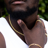 Collier en acier inoxydable plaqué or 18 carats, chaîne torsadée en or rempli PVD de 5 mm, 4 mm, 3 mm, pour hommes et femmes, sans ternissement, vente en gros