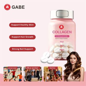 Colágeno OEM al por Mayor, Probióticos, Tabletas de Colágeno para Mujeres, Antienvejecimiento, Cuidado de la Piel, Apoyo al Crecimiento del Cabello, Fortalecimiento de Uñas - Product Image 1