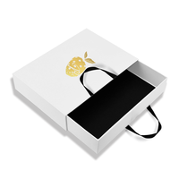 Boîtes cadeaux rigides haut de gamme avec logo personnalisé et revêtement UV pour l'emballage de parfums, cosmétiques et bijoux