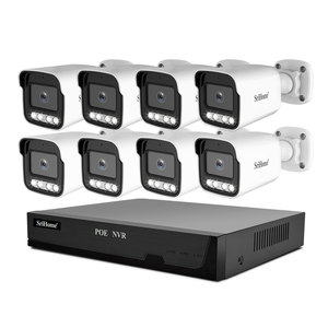 Srihome 8通道 5MP PoE NVR 套件 安防摄像头系统 适用于家庭安全 室内摄像头 室外智能摄像头 智能闭路电视 - Product Image 1