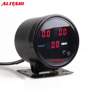 Manomètre double ALITAIR 0-300 PSI - 52 mm LED rouge 3 affichages, capteur de moteur pas à pas pour suspension pneumatique d'origine - Product Image 2