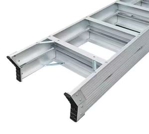 Escalera de aluminio de diseño moderno de 7 escalones, escalones antideslizantes y pasamanos de 150kg de capacidad, plegable de seguridad para uso en apartamentos - Product Image 5