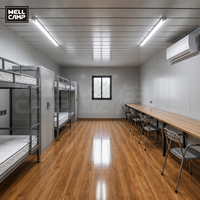 WELLCAMP Solution clé en main pour camp minier modulaire, maisons conteneurs avec hébergement préfabriqué, bureau, cantine, toilettes