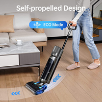 Aspirateur eau et poussière F1-L 200W 4000mAh avec base de séchage à l'air, pour le nettoyage des sols, des tapis de voiture et à usage domestique