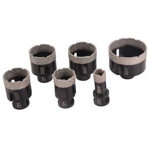 Juego de brocas de diamante de 20-68 mm, kit de sierra perforadora con soldadura al vacío para azulejos, vidrio, piedra, sierra perforadora de diamante profesional - Product Image 3
