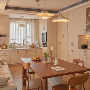 Customizable Cream French Style Wooden Furniture Warm Home Dining Table and <b>TV</b> Cabinet - Product Image 5