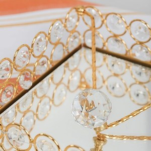 Crystal Handmade Napkin Dispenser Iron Countertop Napkin <b>Holder</b>/<b>Tissue</b> <b>Holder</b>/Paper Box for <b>Kitchen</b> Hotels Restaurants Home Use - Product Image 4
