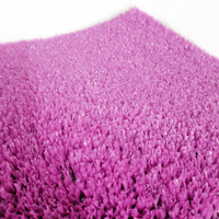 Tapis de pelouse à moindre coût en gazon vert artificiel amical ZC 7mm 10mm 15mm